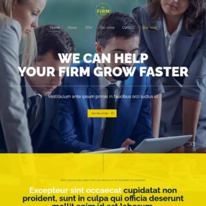 firm – Multi-Page Website Sample