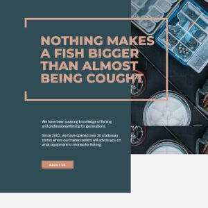 fisher – Multi-Page Website Sample