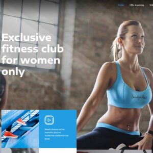 fitness2 – Multi-Page Website Sample