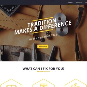fix – Multi-Page Website Sample