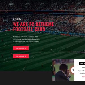 football2 – Multi-Page Website Sample