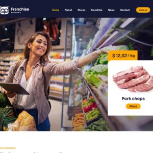 franchise – Multi-Page Website Sample