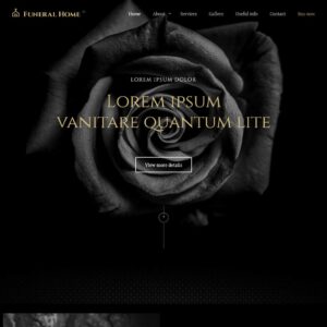 funeralhome – Multi-Page Website Sample