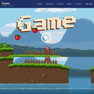 game – Multi-Page Website Sample