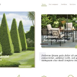 garden – Multi-Page Website Sample