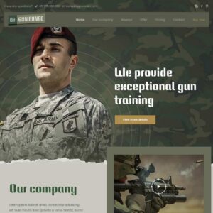 gunrange – Multi-Page Website Sample