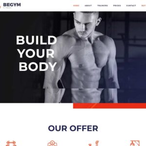 gym2 – Multi-Page Website Sample