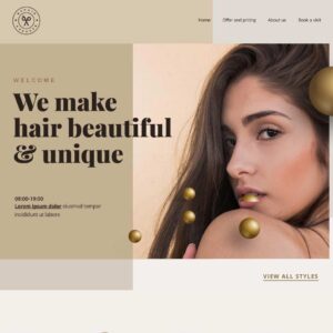 hairdresser2 – Multi-Page Website Sample