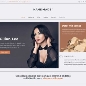 handmade – Multi-Page Website Sample