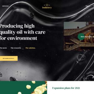 industry2 – Multi-Page Website Sample