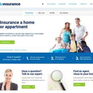 insurance – Multi-Page Website Sample