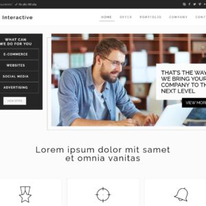 interactive – Multi-Page Website Sample