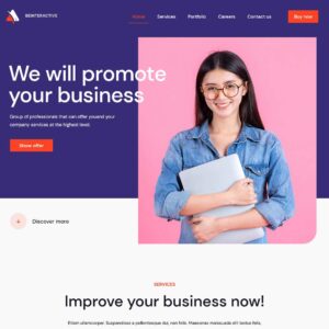 interactive2 – Multi-Page Website Sample