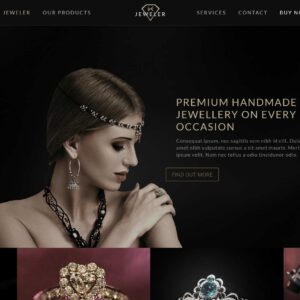 jeweler – Multi-Page Website Sample