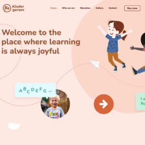 kindergarten4 – Multi-Page Website Sample