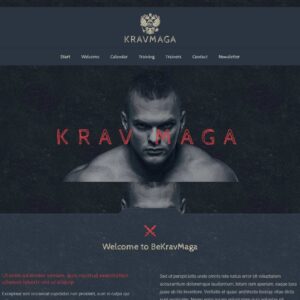 kravmaga – Multi-Page Website Sample