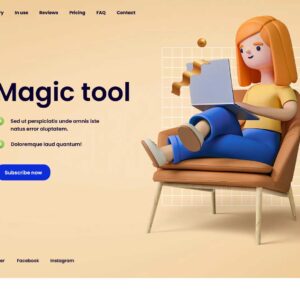 landing4 – Multi-Page Website Sample