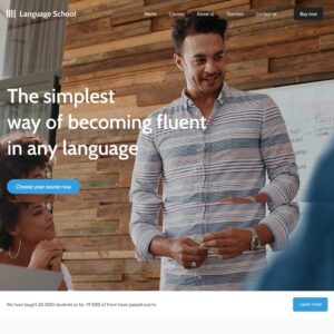 language2 – Multi-Page Website Sample