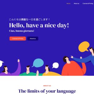 language3 – Multi-Page Website Sample