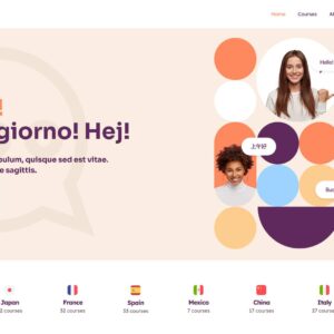 language4 – Multi-Page Website Sample