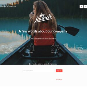 launch – Multi-Page Website Sample