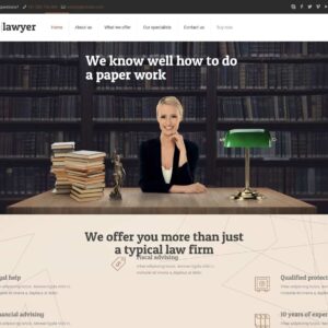 lawyer – Multi-Page Website Sample