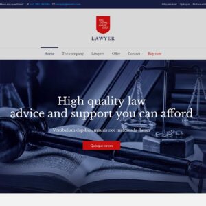 lawyer2 – Multi-Page Website Sample