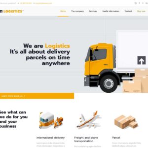 logistics – Multi-Page Website Sample