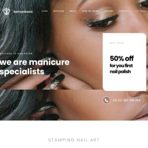 manicure2 – Multi-Page Website Sample