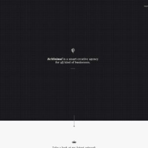 minimal – Multi-Page Website Sample