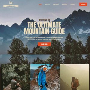 mountainguide – Multi-Page Website Sample