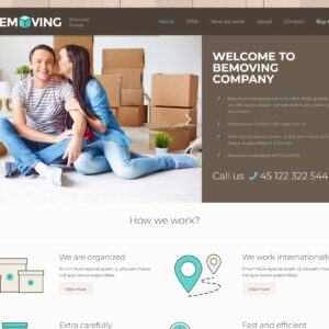 moving – Multi-Page Website Sample