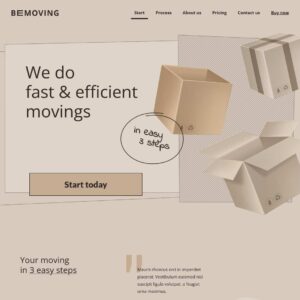 moving3 – Multi-Page Website Sample