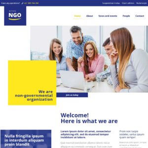 ngo – Multi-Page Website Sample