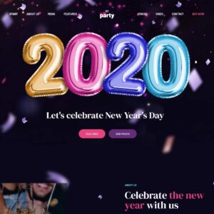 party2 – Multi-Page Website Sample