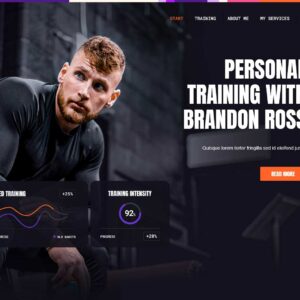 personaltrainer2 – Multi-Page Website Sample