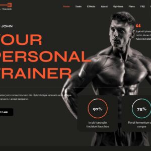 personaltrainer3 – Multi-Page Website Sample