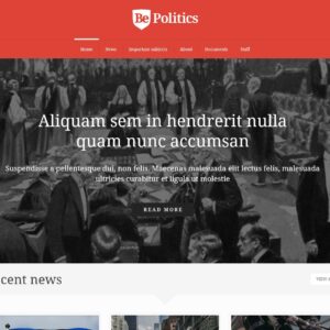 politics – Multi-Page Website Sample