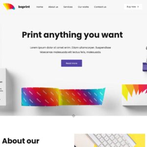 print3 – Multi-Page Website Sample