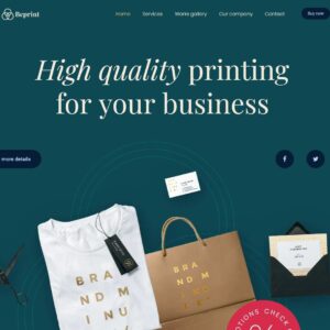 print4 – Multi-Page Website Sample