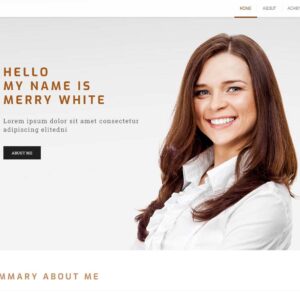profile – Multi-Page Website Sample