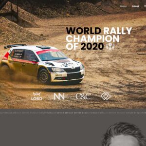 rallydriver – Multi-Page Website Sample