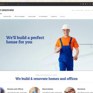 renovate – Multi-Page Website Sample