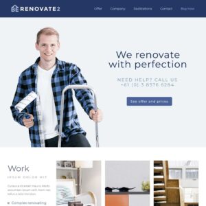 renovate2 – Multi-Page Website Sample