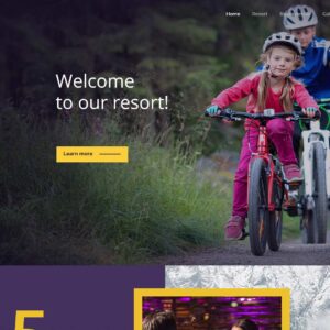 resort – Multi-Page Website Sample