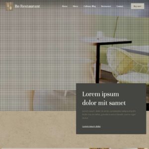 restaurant4 – Multi-Page Website Sample