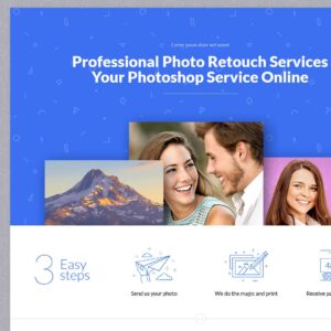 retouch – Multi-Page Website Sample
