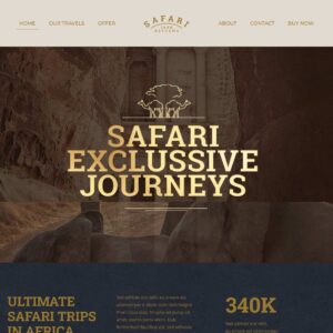 safari2 – Multi-Page Website Sample