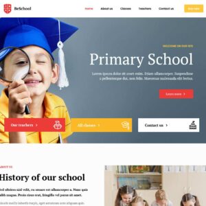 school2 – Multi-Page Website Sample