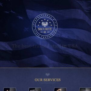 security – Multi-Page Website Sample